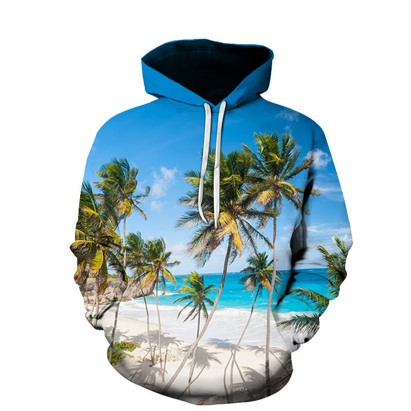 Beach Maple Leaf Sport Hoodie