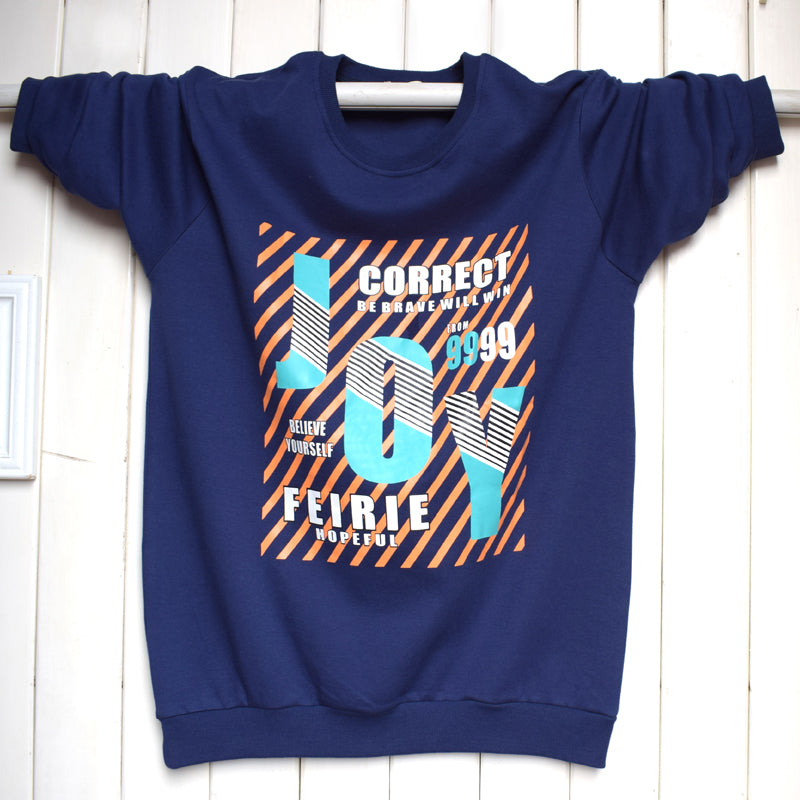 Boys Oversized Cotton Long Sleeved T Shirt 